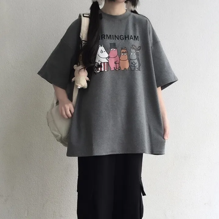 Lh.sunshine%20T-shirt%E2%9A%A1Cartoon%20matrix%20screen%20work%20can%20be%20worn%20on%20all%20occasions.%F0%9F%92%95Girls%20-%20Image%205