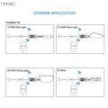 〔YY32〕 Mini RF Wireless Controller - Dual-Mode WiFi & RGB Smart Dimming For LED Lights. 