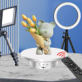 Photography Turntable Electric Rotating Display Stand 360 Degree with Remote Control Motorized Turntable for Photos or Videos. 