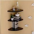 Kitchen-Round Shaped Corner Shelf  floating shelves wall decoration shelves wall racks home tier office kitchen  kitchen organizers. 
