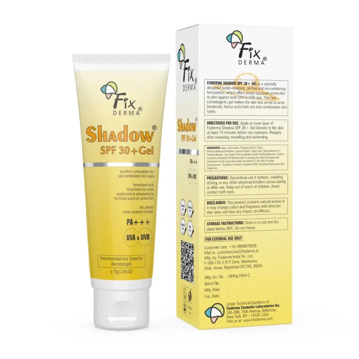 Fixderma Shadow SPF30+ Gel 75g