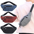 New Men's Breast Package Waterproof Outdoor Sports Bag Canvas Pouch Crossbody Male Bag fanny pack. 