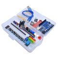 Starter Kit for Arduino Uno R3 Breadboard Basic simple learning kit, sound/water level/humidity/distance detection, LED control. 