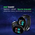 D18 Smart Watch Heart Rate Monitor Men's Women's Smartwatch Round Fitness Digital Watches for Men Women Band Bracelet PK. 