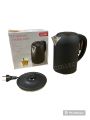 Uk lot imported Silver crest Logik 1.7L jet black cordless kettle. 