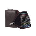 Visiting Card Holder and ATM Card Wallet - Compact and Stylish Storage Organizer - Brown. 
