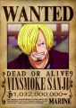 one piece wanted poster.one piece monster trio Luffy,Zoro and sanji. 