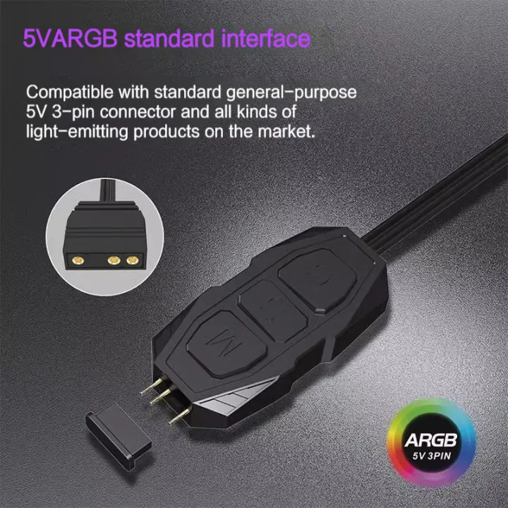 Coolcirc%20ARGB%20Controller%205V%203pin%20To%20SATA%20Power%20Supply%20Mini%20RGB%20Controller%203PIN%20Hub%20For%20Computer%20CPU%20Case%20Fan%20LED%20Light%20Radiator%20-%20Image%205