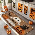 VIKAMA Halloween Pumpkin Ghost Carpet Kitchen Rug Bathroom Carpet For Live Room Sofa Carpet Doormat rmat Bedside Rugs Home Decor. 