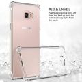 Samsung Galaxy A7 2017/ A720 Airbag Case Anti Shock and Anti-Scratch Resistant Clear View Transparent Silicone Back Cover. 