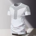 Summer Quick Drying Clothes 3D Printed Men's T-shirt, Oversized Loose Round Neck Short Sleeved Shirt.