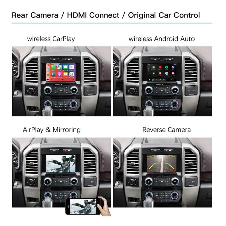Wireless%20Carplay%20Android%20Auto%20for%20Ford%20Sync2%20System%20Explorer%20Focus%20Fiesta%20C-max%20Edge%20F-150%20Fusion%20Taurus%202011-2016%20Decoder%20box%20-%20Image%205
