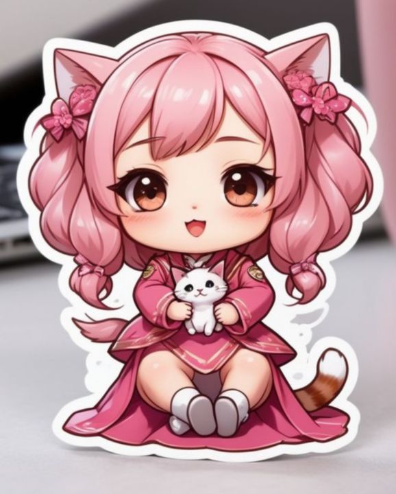 20pcs%20mix%20cute%20anime%20sticker%20for%20diary%20notebook%20bottle%20box%20luggage%20packaging%20extra%20sticker%20free%20gift%20-%20Image%204