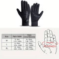 Winter Warm Gloves for Men Women Extended Thickened Windproof and Waterproof Sports Touchscreen Skiing Cycling Gloves. 