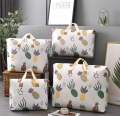 Non Woven Fabric Clothes Storage Bag Pineapple Pattern Quilt Storage Bag For Home Size 72 x 40 CM. 