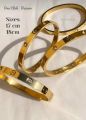 Crystal Fashion bracelet Fashionable kara zirconia handcuff For girls Stainless premium quality Cartier Bangle new fashion jewelry. 