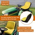Riding Lawn Mower Cushioned Seat Cover LP92334 for John Deere Mower Tractor & Gator Weatherproof Seats up to 18" High Oxford 300. 