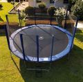 (Heavy 16 FEET) Trampoline TUV Approved with Enclosure net and Poles Safety Pad Ladder Jumping Mat ,Trampoline (175kg-250kg). 