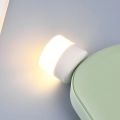 USB Night Light Mini LED Night Light USB Plug Lamp Power Bank Charging USB Book Lights Small Round Reading. 