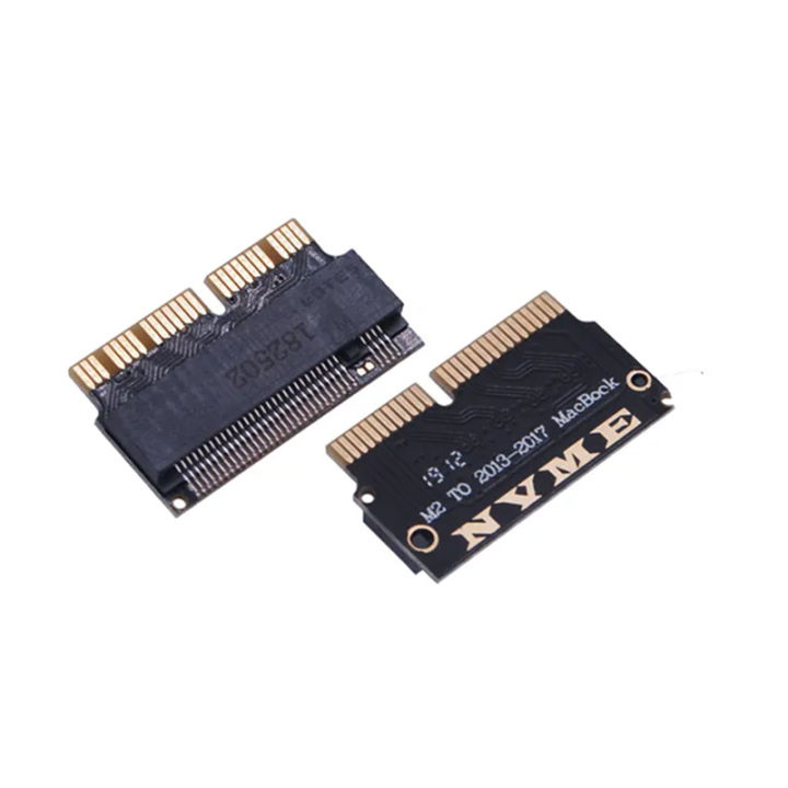 For Macbook SSD Adapter M.2 NVMe PCI-E M2 SSD Converter Card for Apple Macbook Air Pro 2013-2017  A1466 A1502