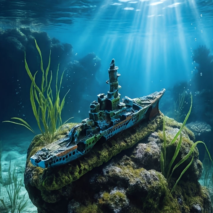 Aquarium%20Decoration%20Shipwreck%20Landscape%20with%20Textured%20Rock%20Design%20-%20Fish%20Habitat,%20Solid%20Structure%20Suitable%20for%20Aquatic%20Pets%20-%20Image%203