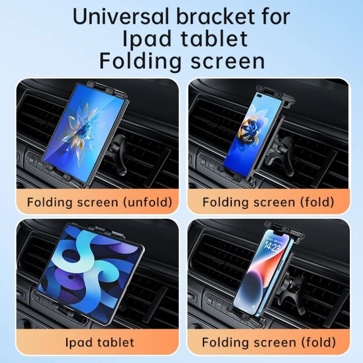 Car%20Air%20Vent%20Universa%20Holder%20Mount,%20Stand%20Compatible%20with%207"%20-%2012.9"%20Tablets%20iPad%20,4"%20-%207"Folding%20Screen/straight%20Panel%20Phone%20-%20Image%206