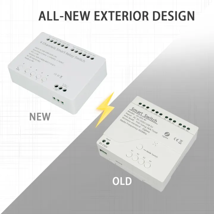 New%20Tuya%20Wifi%204%20Channels%20Smart%20Switch%20Relay%20Module%20Intelligent%20Automation%20AC%20100~240V%20DC%205~24V%2010A%20%20Controller%20Work%20with%20Alexa%20-%20Image%203