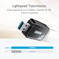 (Anker) USB 3.0 Card Reader Card Reader for Sdxc, Sdhc, Mmc, Rs-Mmc, Micro Sdxc, Micro Sd, Micro Sdhc, Uhs. 