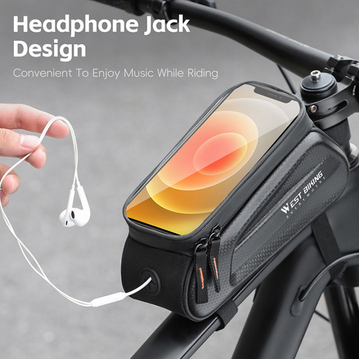 WEST%20BIKING%20Bicycle%20Top%20Tube%20Bag%20Touch%20Screen%20Cycling%20Phone%20Bag%20Waterproof%20EVA%20Hard%20Shell%20Bike%20Bag%20MTB%20Road%20Bike%20Accessories%20-%20Image%205