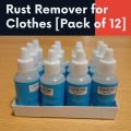 Ultimate Rust & Zinc Remover – Powerful 12-Pack for Heavy-Duty Cleaning | Rust(Zinc) Stain Remover | Removes Zinc Stains from Clothes | Give Your Clothes a New Life. 