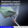 Electric Lighter - USB C Lighter, Flameless Windproof, Men's Gift - Mini Version. 