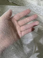 Shiny spray silver bronzing fabric medium hard diy wedding dress fabric background layout grid shiny net.