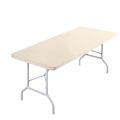 1pc Washable Rectangular Tablecloth for Outdoor Parties and Camping- Foldable, Elastic and Fitted - 4ft/6ft Size Fabric for Home.