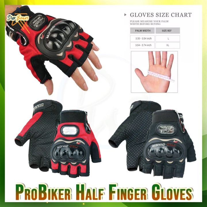 Pro-Biker%20Half%20Hand%20Gloves%20Premium%20Quality%20Red%20Color%20-%20Image%203