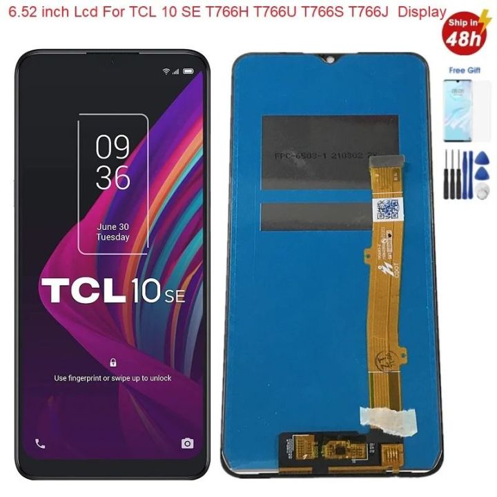 TCL 10SE Display Tcl  T766H T766U T766S T766J Display Touch Screen Digitizer Assembly For TCL 10SE LCD TCL 10 SE Display