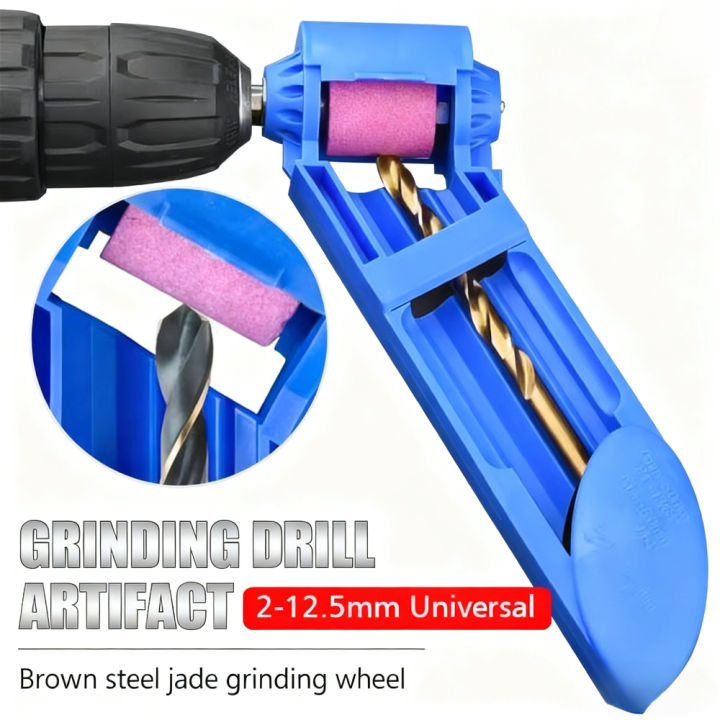 Drill Bit Sharpener 2-12.5mm Portable Corundum Grinding Wheel Drill ...