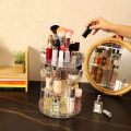 Cosmetics Organizer 360 Degree Diamond Rotatable Cosmetics Storage Box. 