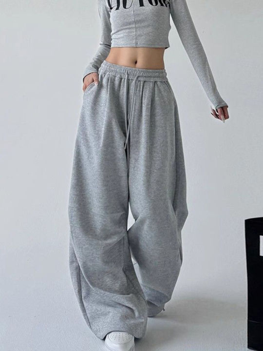 Y2K%20Harajuku%20Wide%20Leg%20Sweatpants%20Women%20Streetwear%20Baggy%20Oversize%20Gray%20Sports%20Pants%20High%20Waist%20Drawstring%20Casual%20Joggers%20Trousers%20-%20Image%202