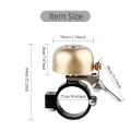 Bicycle Brass Ring Copper bicycle bells, retro - style riding accessories for bicycles MTB Road Bike Bell Left Right Hand. 