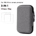 For R36 Ultra game console storage bag EVA hard shell anti pressure waterproof bag anti scratch screen protector silicone case. 