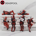 Anime Deadpool 2 Action Figure Sitting lying Posture Model Anime X-Men Mini Doll Decoration Collection Figurine Gifts. 