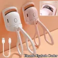 Portable Electric Eyelash Curler Heated Combs Eye Lash Longlasting Eyelashes Curl Thermal Eyelash Curler Makeup Accessories. 