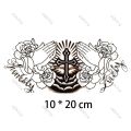 Waterproof Temporary Tattoo Sticker Flowers Big Pray Hands Cross Honely Lovely Letters Neck Flash Tatto Fake Tatoo for Women Men. 