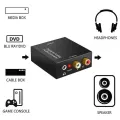 1 Set Brand New And High Quality Optical Coax Toslink Digital To Analog Converter RCA L/R Stereo Audio Adapter. 