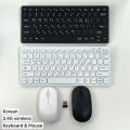 Korean 2.4G Wireless Keyboard and Mouse/Keyboard only Protable Mini Keyboard Mouse Combo Set For Notebook Laptop Desktop PC. 
