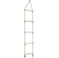 Kids Climbing Wooden Rope Ladder for Kids Wooden Swing Outdoor Game Toy 5-level Ladder Playground Indoor Kids Climbing Toys. 