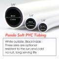 10-30m 1/8'' 1/4''  Panda PVC Hose 2-Layer Drip Irrigation Pipe Black Inside White Outside Garden Irrigation Pipe  Watering Hose. 