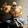 New Anime Dragon Ball Figure Master Roshi Action Figure Muscle Strengthening Form Toys  PVC Model Collectible Ornament. 