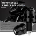 Handle Bar Ends Grips Universal for Honda Ducati Yamaha Kawasaki 7/8" 22mm Motorcycle Handlebar Counterweight Plug Slider. 
