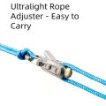 Lock Buckle Rope with Roller Tensioner 6 Hooks Non-Slip Paracord Adjusters Heavy-duty Cam Technology Rope Tension Adjuster. 